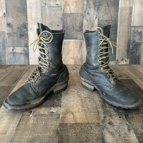 Whites Hathorn Logger Packer Plain Toe Work Boots Mens 10 D - Picture 12 of 12